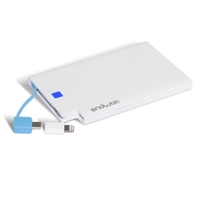 Powerbank ultra compacte CAMPUS 2600 mAh Blanche