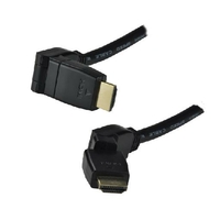 Câble HDMI M/M MCL rotatif 3D/4K Ethernet 1,8m