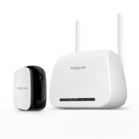 Pack caméra IP Wi-Fi int/ext FOSCAM E1 Full HD IP65