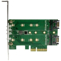 Carte PCIe 3.0 STARTECH pour SSD SATA et M.2