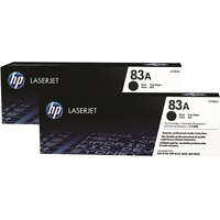 Lot de 2 Toner HP 83A Noir