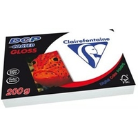 Paquet de 250f Clairefontaine Laser A4 200g Couché brillant 2 faces