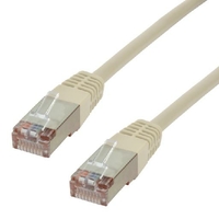 Câble réseau MCL Cat5e RJ45 F/UTP 10m Gris