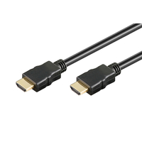 Câble HDMI mâle vers mâle plaqué or 1m