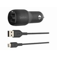 Chargeur allume cigare BELKIN 2 USB Noir + câble USB-C