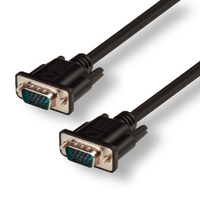 Câble MCL VGA HD15 Mâle Mâle 10m Noir