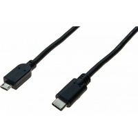 Câble USB 2.0 Type-C vers micro B 1m Noir