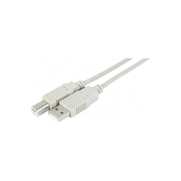 Câble USB 2.0 Type A/B 5m Gris