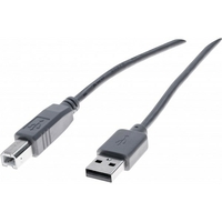 Câble USB 2.0 Type A/B 1m Gris