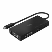 Adaptateur BELKIN USB-C vers VGA HDMI DVI DP Noir