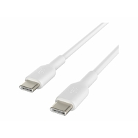 Câble BELKIN BOOST Charge USB-C vers USB-C 2m Blanc