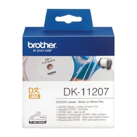 Rouleau d'étiquettes pour CD/DVD BROTHER DK-11207 58mm