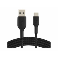 Câble tressé BELKIN USB vers USB-C 1m Noir