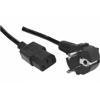 Câble d'alimentation IEC CEE7 vers IEC C13 Noir 1,8m