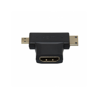 Adaptateur APM HDMI Femelle vers mini et micro HDMI Mâle