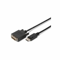 Câble DisplayPort Mâle vers DVI-D 24+1 Mâle 2 mètres