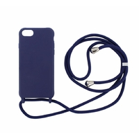 Coque semi-rigide MOOOV pour iPhone 6 6s 7 8 se2020 Bleu Navy
