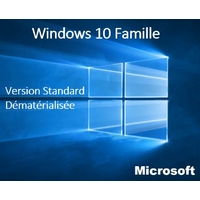 Microsoft Windows 10 Famille 64 Bits Standard (Dém)