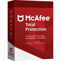 McAfee Total Protection 5appareils 1an (Dém)