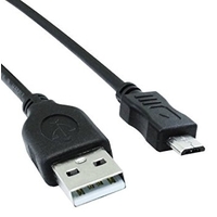 Câble VOLKANO USB vers Micro USB 1m Noir