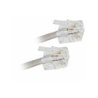 Câble ADSL APM RJ11 mâle mâle Blanc 10m