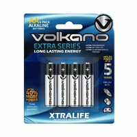 Blister de 4 piles VOLKANO VK-8100-BL Type AA LR06