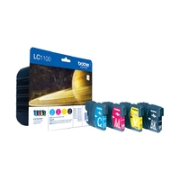 Cartouche d'encre BROTHER LC1100VALBP Multipack
