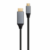 Câble RADIOLA USB-C Mâle vers HDMI Mâle 2m Noir
