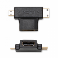 Adaptateur RADIOLA HDMI Femelle vers Mini et Micro HDMI Mâle