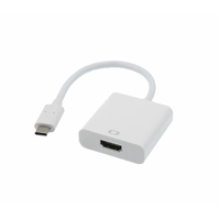 Adaptateur APM USB-C Mâle vers HDMI Femelle Blanc