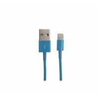Câble APM 570360 USB Mâle vers Lightning 1,5m Bleu