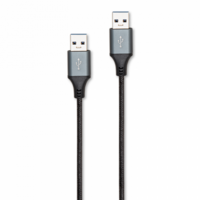 Câble RADIOLA USB 2.0 Type AA Mâle Mâle 2m Noir
