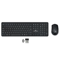 Pack Clavier Souris BLUESTORK Easy Slim Sans Fil Noir