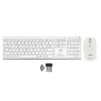 Pack Clavier Souris BLUESTORK Grapheme Sans Fil Blanc
