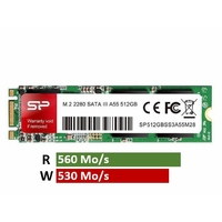 SSD M.2 SATA SILICON POWER A55 512 Go