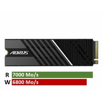 SSD M.2 NVMe GIGABYTE AORUS Gen4 7000s 2 To