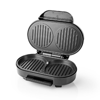 Machine à hamburger NEDIS KAHM100BK 1000W