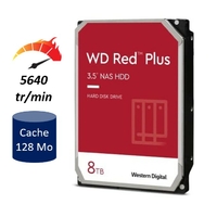 HDD 3.5 WESTERN DIGITAL RED Plus WD80EFZZ 8 To