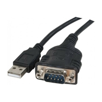 Convertisseur USB Type-A Mâle vers Série RS232 DB9 Mâle