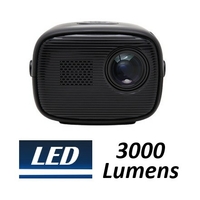 Mini vidéoprojecteur RADIOLA GMPAVP101 LED 3000 Lumens Noir
