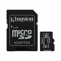 Micro SDXC KINGSTON Canvas Select Plus 64 Go