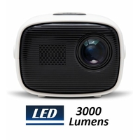 Mini vidéoprojecteur RADIOLA GMPAVP100 LED 3000 Lumens Blanc
