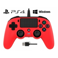 Manette NACON PS4OFCPADRED Filaire Rouge