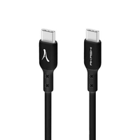 Câble AKASHI USB-C Mâle Mâle 3A 1,5m Noir
