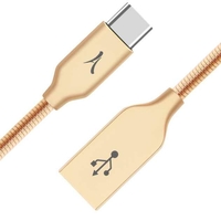 Câble incassable AKASHI USB vers USB-C 1m Gold