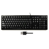 Clavier PORT DESIGNS 900753 Filaire Noir