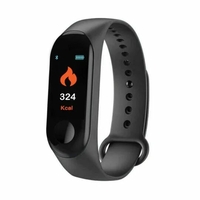 Bracelet connecté STOREX Wee'Plug SB6 Bluetooth Noir