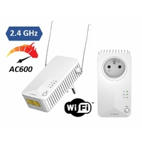 Pack de 2 CPL STRONG Powerline AC600 Wi-Fi