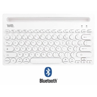 Clavier avec support tablette WE CONNECT Bluetooth Blanc