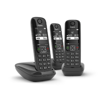 Téléphone DECT GIGASET AS690 Trio Sans Fil Noir